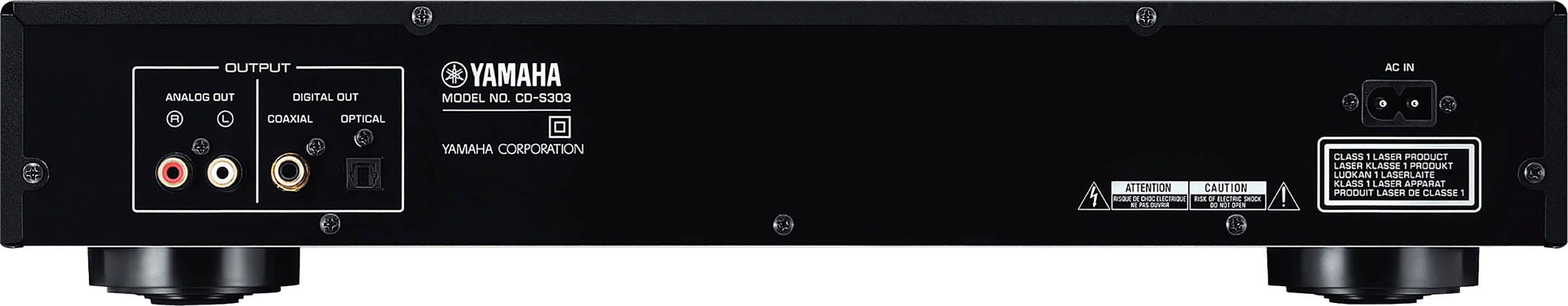 Yamaha CD-S303 CD-Player (CD, Displaybeleuchtung, USB-Audiowiedergabe)