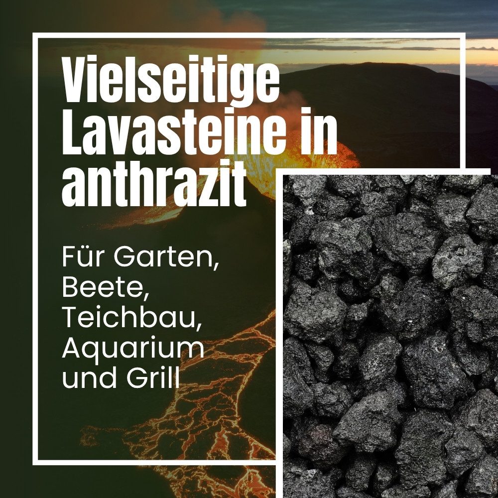 GarPet Lavasteine Lavasteine Garten 20L Lavagranulat Aquarium Lavasteine Grill Lavakies