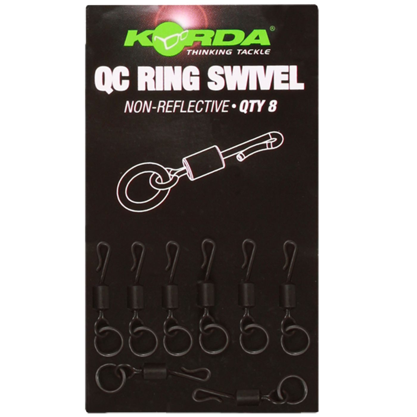 Korda Schnurverbinder Korda Kwik Change Swivel - 10 Angelwirbel, (1-St)