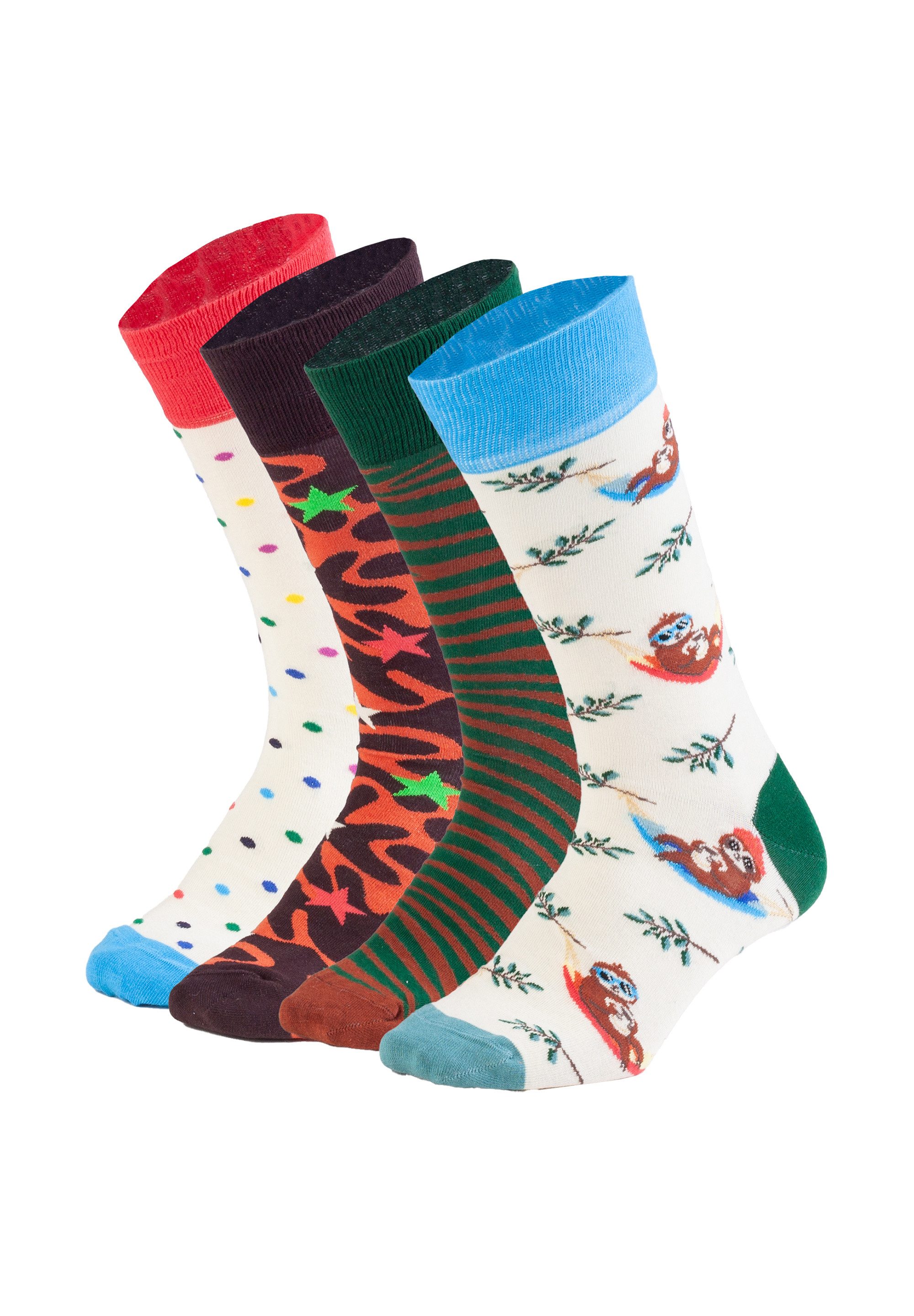 DillySocks Basicsocken Sloth Mode On Aus Baumwolle & recyceltem Polyamid
