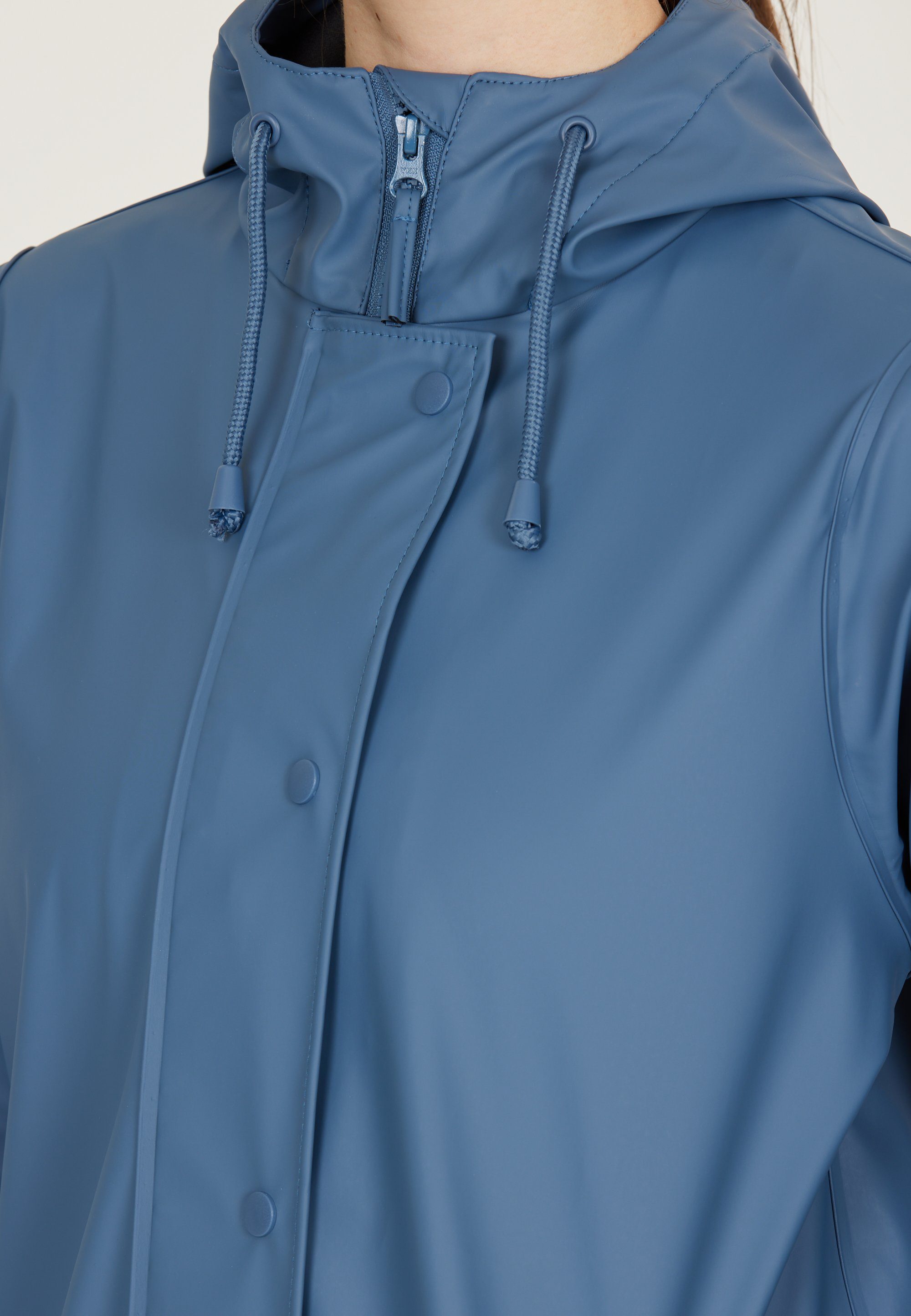 WEATHER REPORT Regenjacke PETRA umweltfreundlicher Beschichtung mit blau