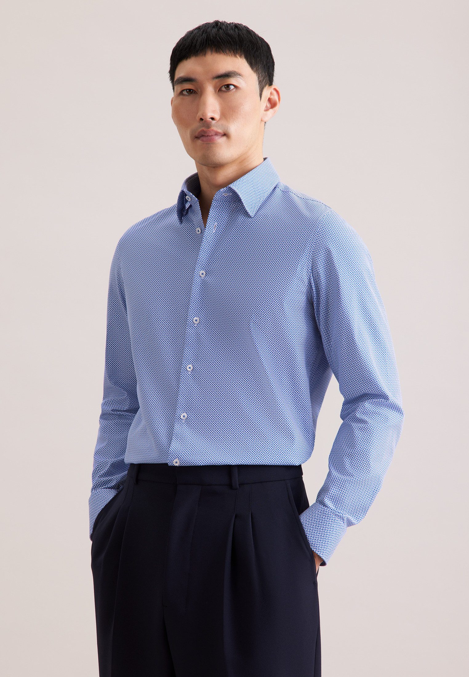 Businesshemd Schwarze Rose