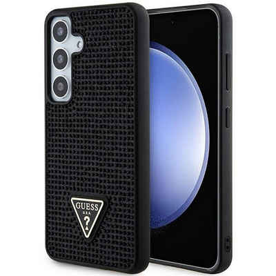 Guess Smartphone-Hülle Guess Rhinestone Triangle für Samsung Galaxy S24 Schutz Hülle