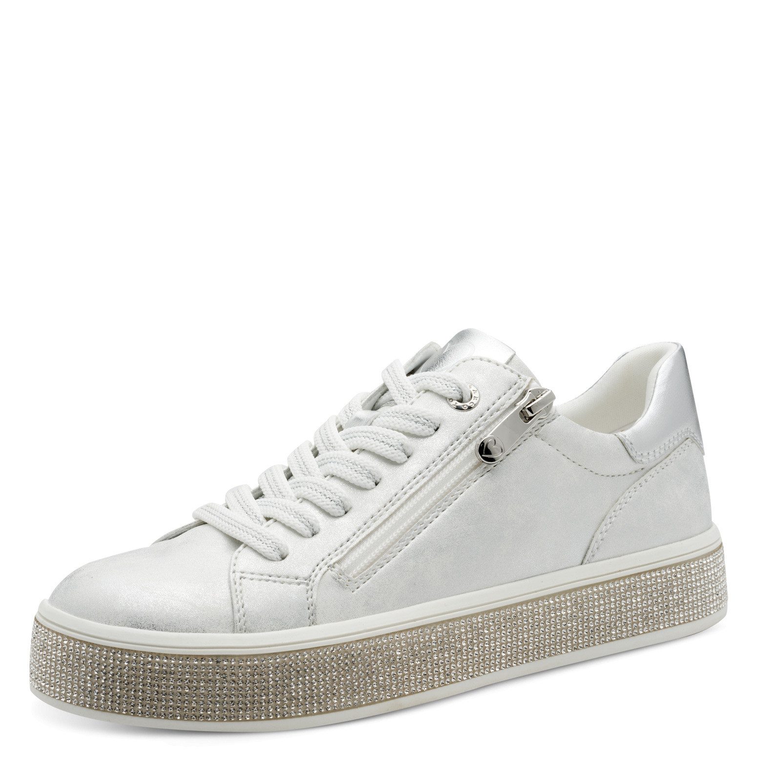 MARCO TOZZI Marco Tozzi Damen Sneaker 2-23715-42-948 SILVER COMBI Sneaker günstig online kaufen