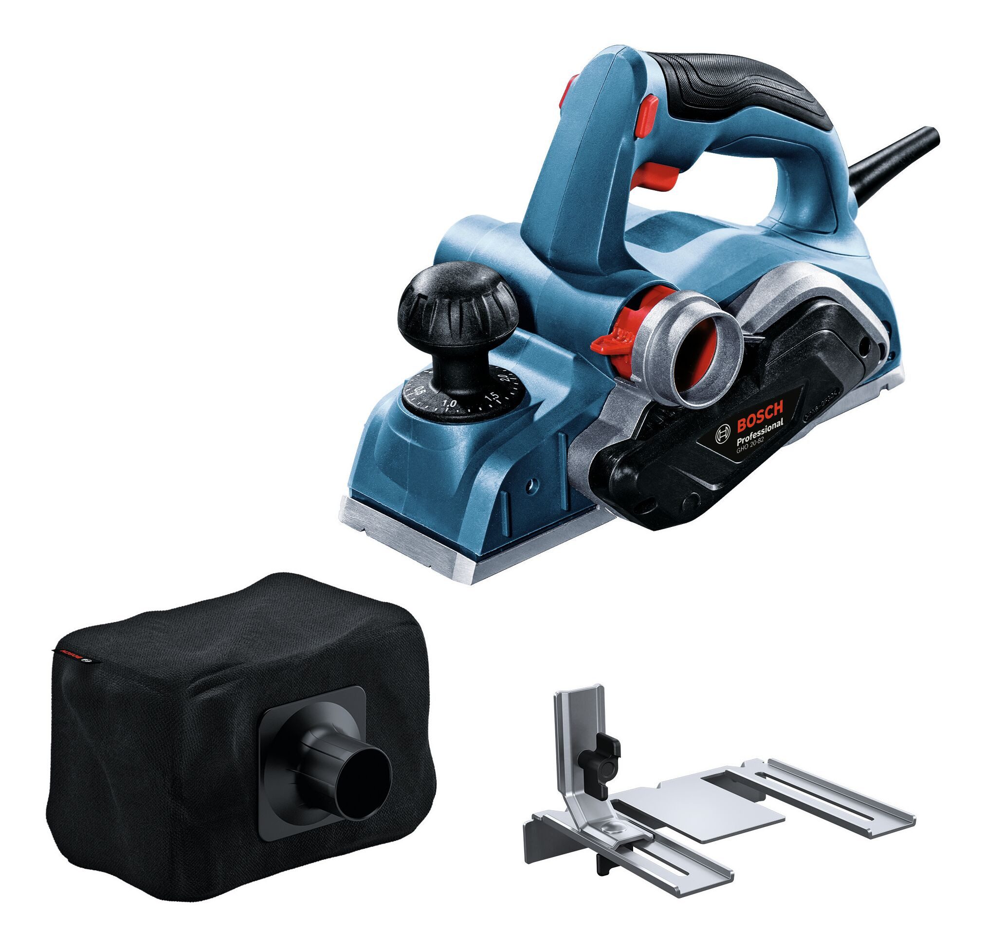 BOSCH Elektrohobel GHO 20-82, Hobelbreite: 82 in mm, Im Karton