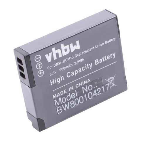 vhbw kompatibel mit Panasonic Lumix DMC-TZ56, DMC-TZ40, DMC-TZ41, DMC-FT5, Kamera-Akku Li-Ion 900 mAh (3,6 V)