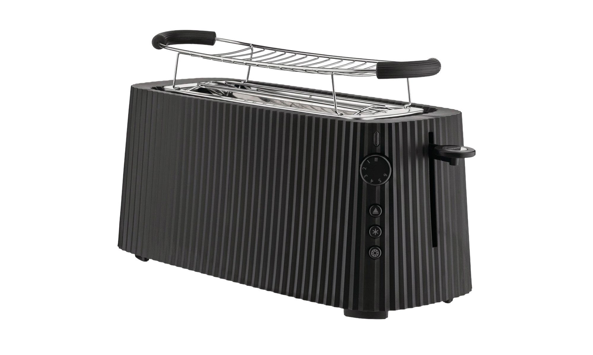 Alessi Toaster Alessi Plissé Langer Doppelfach-Toaster, 1700 W