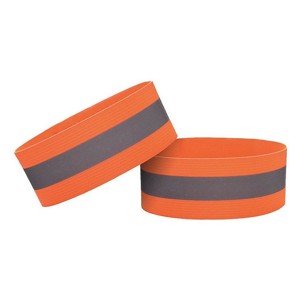 Hurtel Reflektorband Reflexband Sicherheitsarmband Warnarmband, (Spar-Set, 1 St., 4 cm reflektierend), reflektierend, verstellbar, leicht, universell