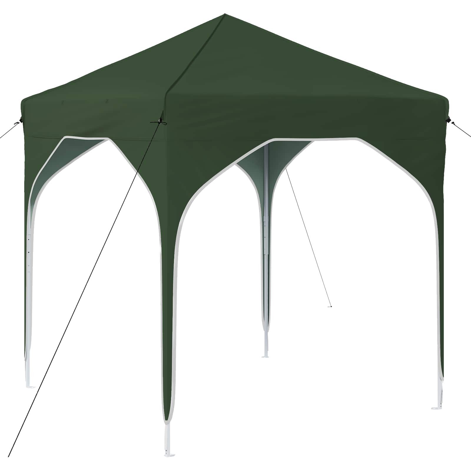 vidaXL Partyzelt Pop-up Partyzelt 194 x 194 x 245 cm Grün