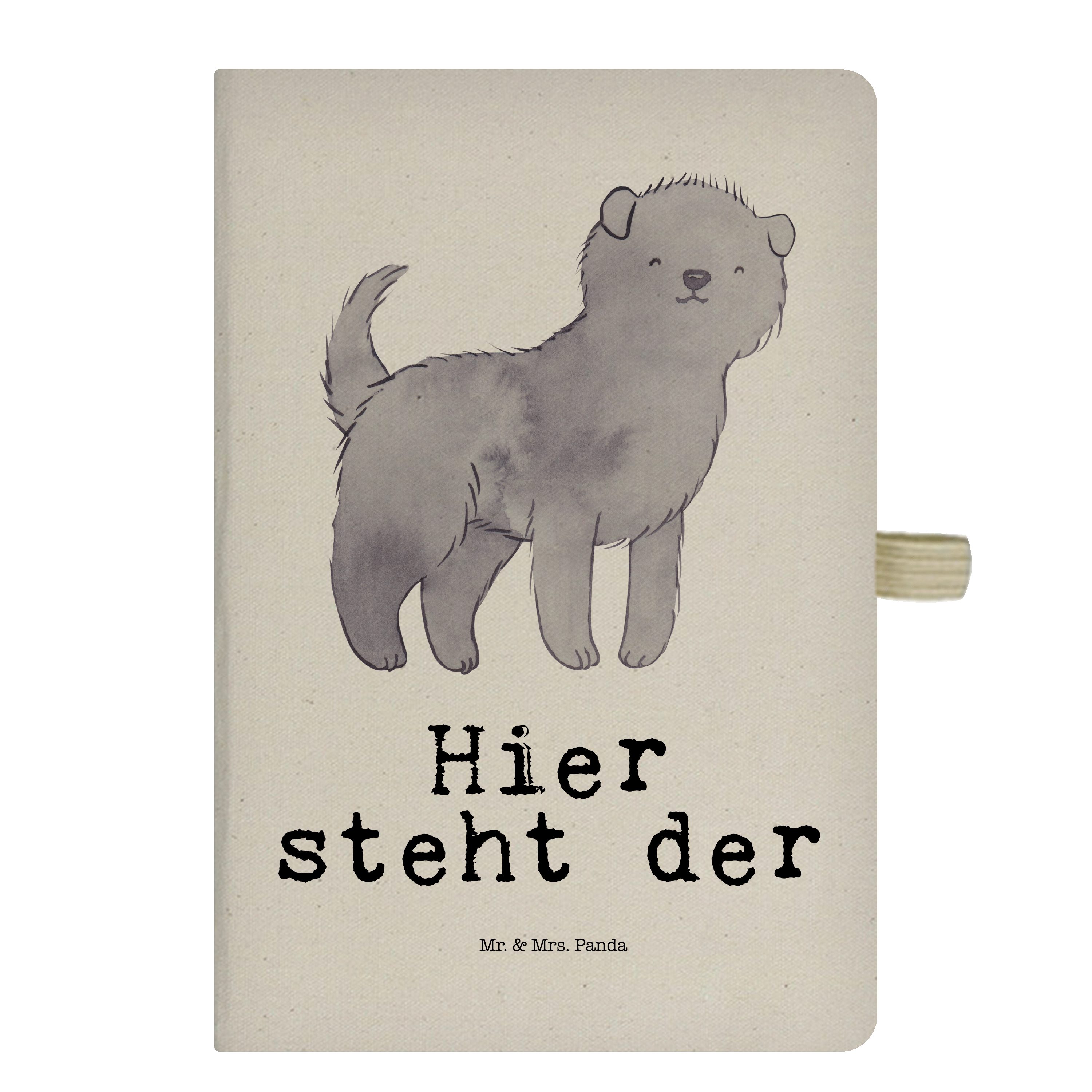 Mr. & Mrs. Panda Notizbuch Affenpincher Lebensretter - Transparent - Geschenk, Eintragebuch, Hun Mr. & Mrs. Panda
