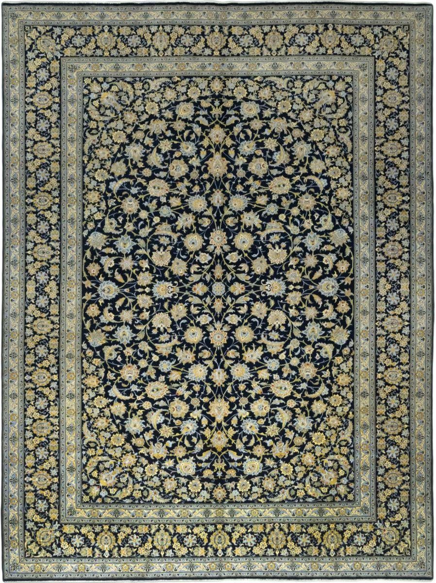 Orientteppich Keshan 291x386 Handgeknüpfter Orientteppich / Perserteppich, Nain Trading, rechteckig, Höhe: 12 mm