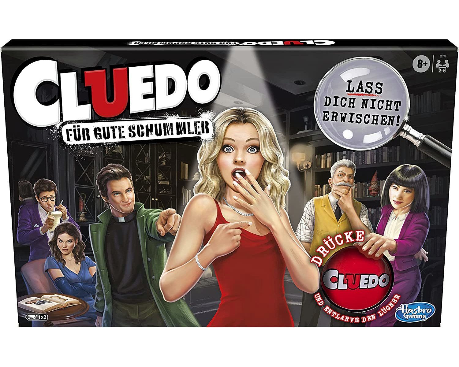 Hasbro Spiel, Brettspiel Cluedo - Für gute Schummler