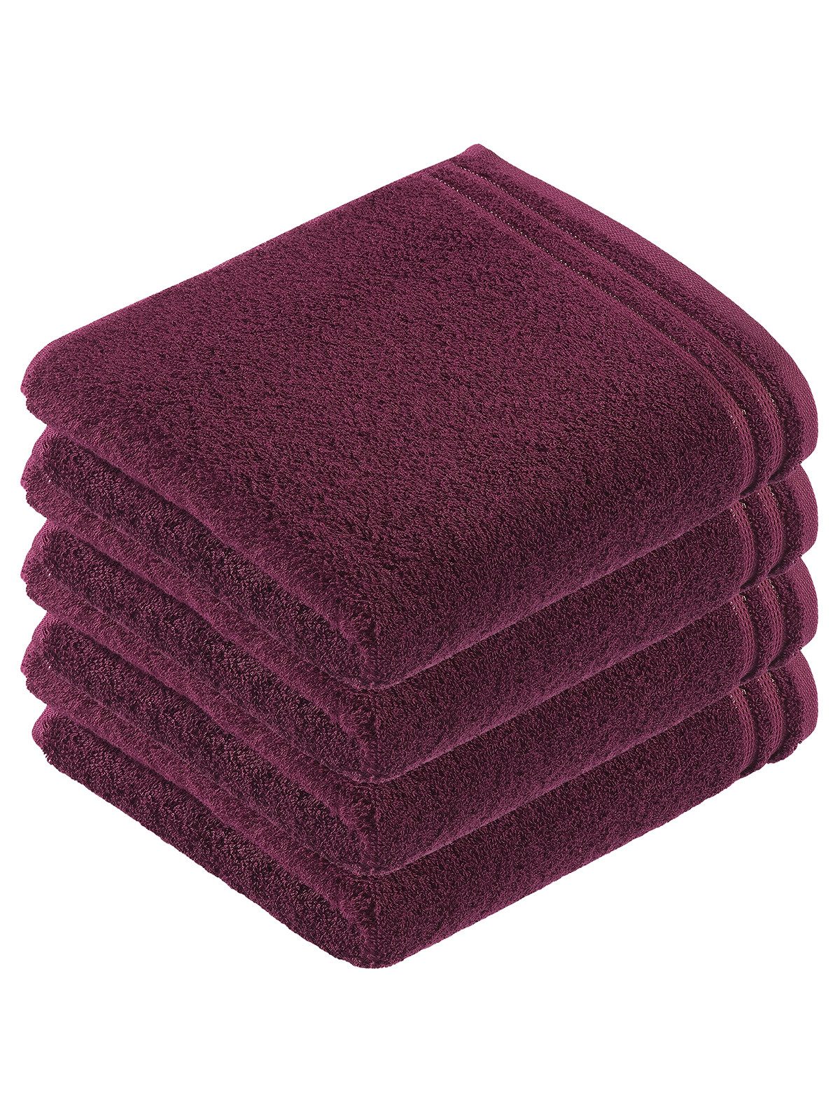 Vossen Handtücher 4er Pack Handtuch 60 x 110 cm Calypso feeling, Frottier ( günstig online kaufen