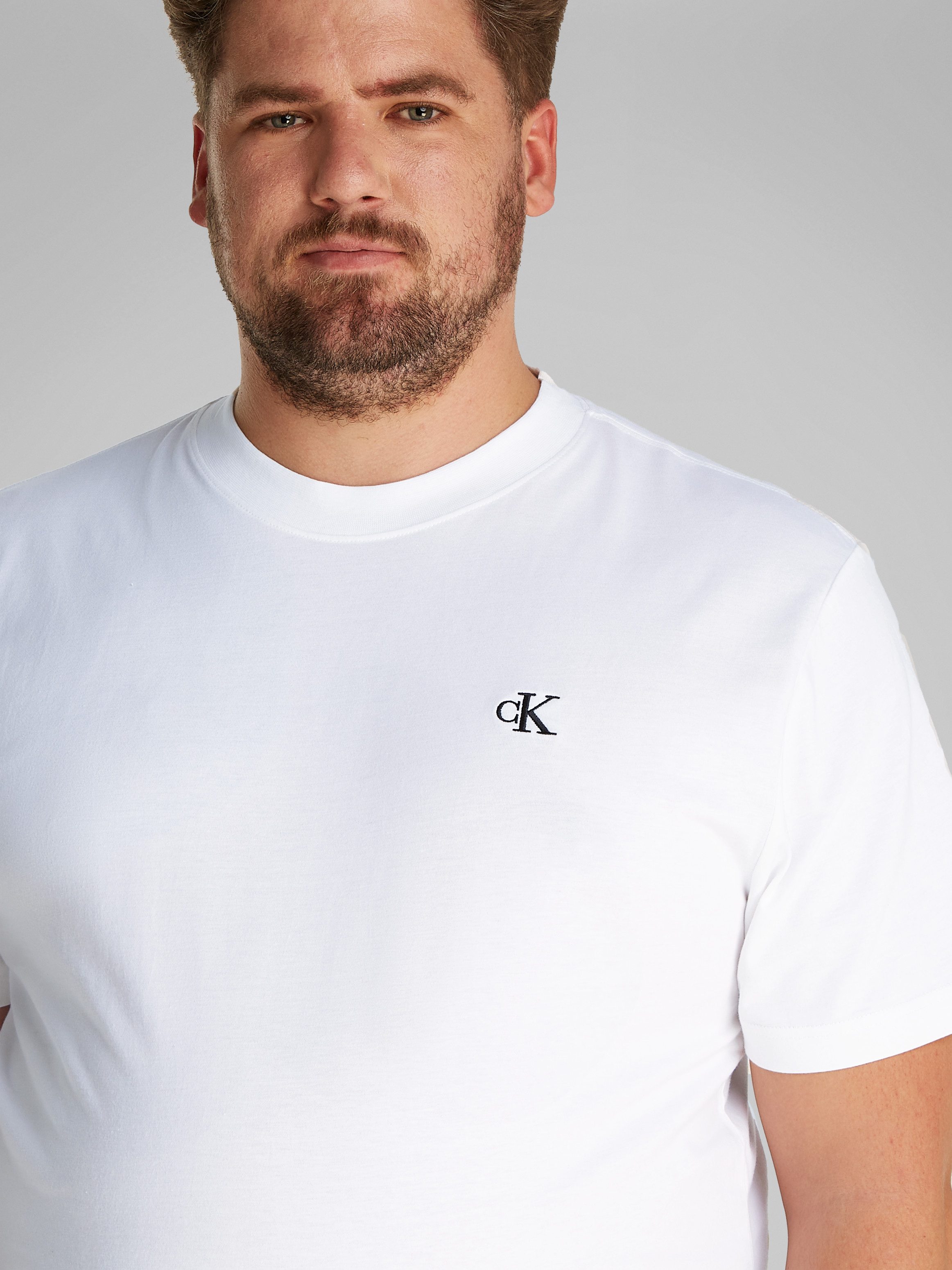 Calvin Klein Jeans Plus T-Shirt PLUS SERIF FONT GRAPHIC TEE in großen Größe günstig online kaufen