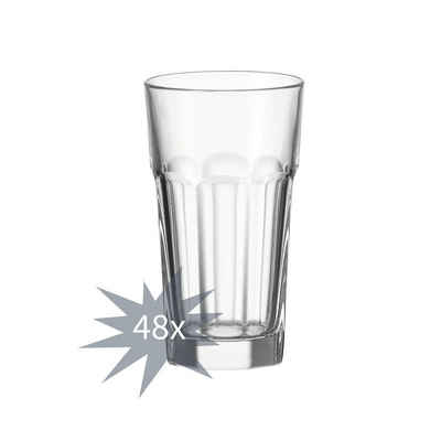LEONARDO Longdrinkglas »Rock Longdrinkgläser 340 ml«, Glas