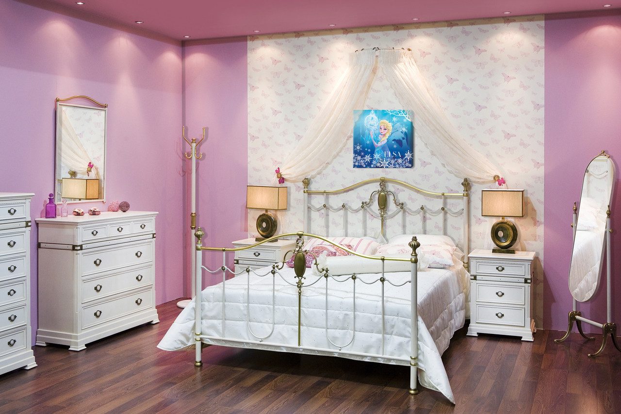 Wallarena Leinwandbild Kinderzimmer Mädchen Prinzessin Elsa Leinwandbilder günstig online kaufen