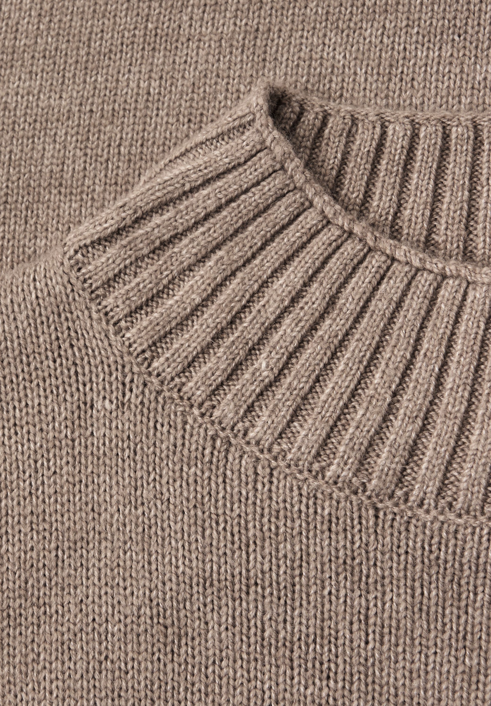 STREET ONE Rollkragenpullover mit Rippbündchen