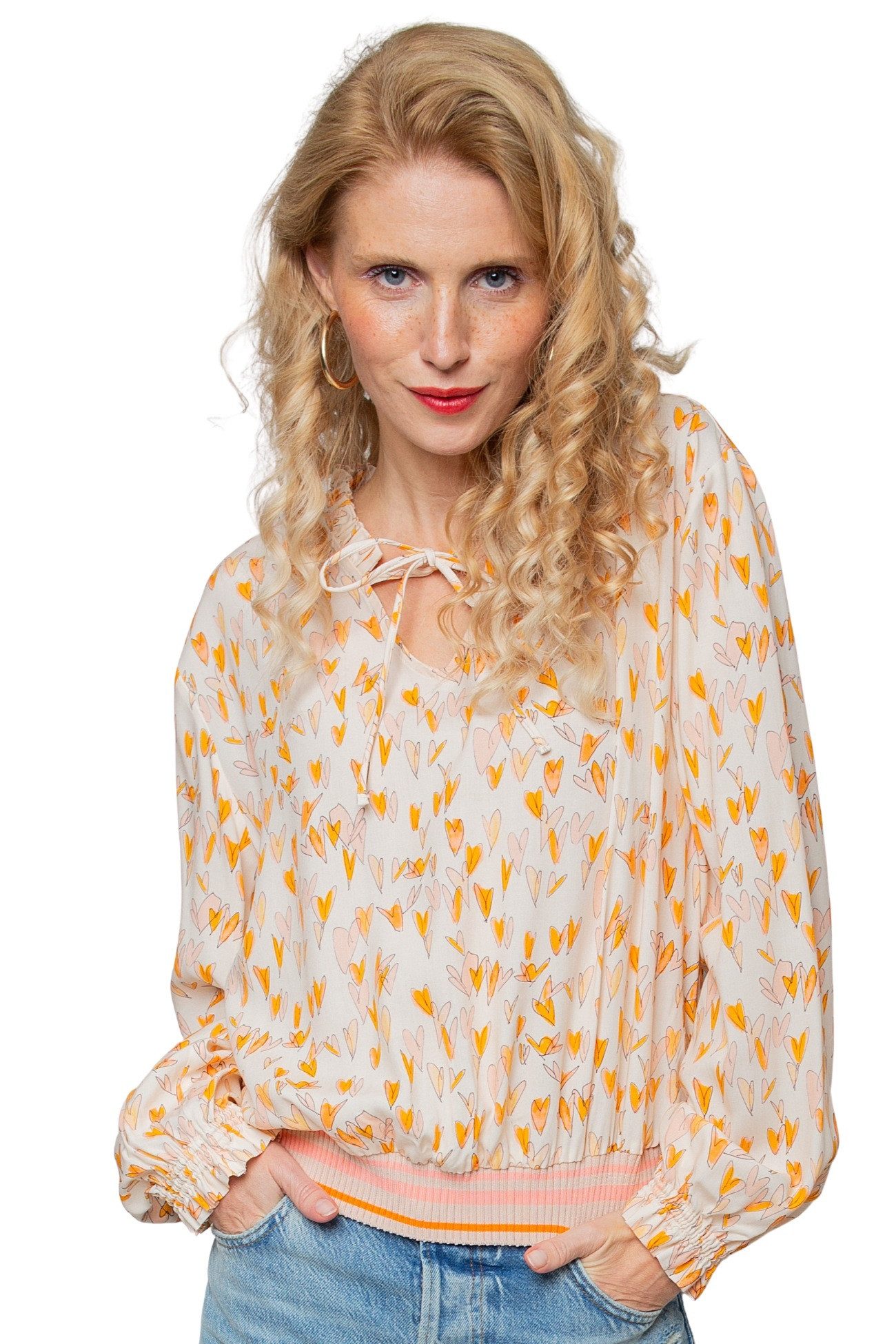 Emily Van Den Bergh Schlupfbluse Damenbluse 8861-974