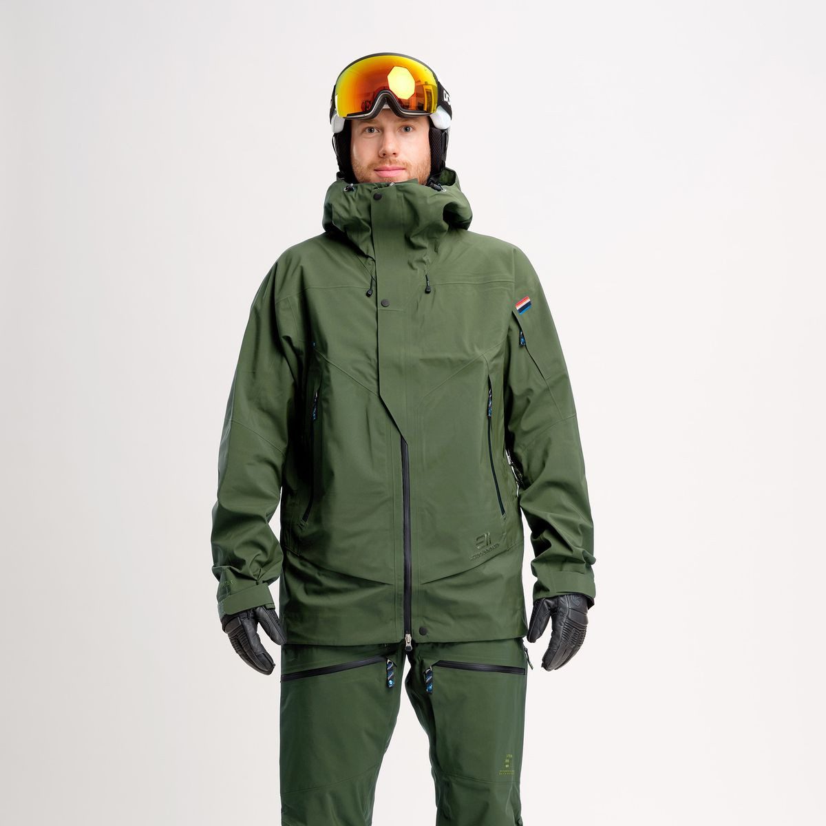 Elevenate Skijacke Men Pure Jacket Wasserdichte 3-Lagen-Shelljacke mit flanellartigem Komfort, ideal für