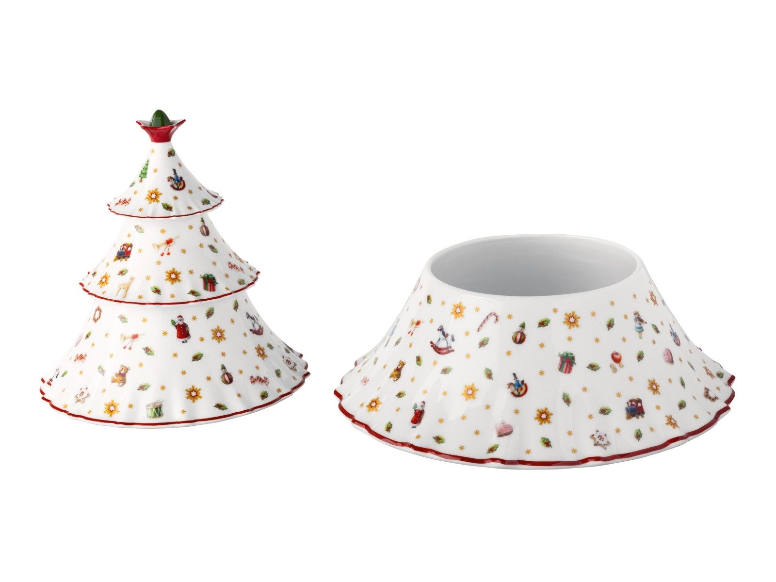 Villeroy & Boch Keksdose Toy's Delight Baum Dose 27,8cm, Premium Porcelain – Bild 3 von 5