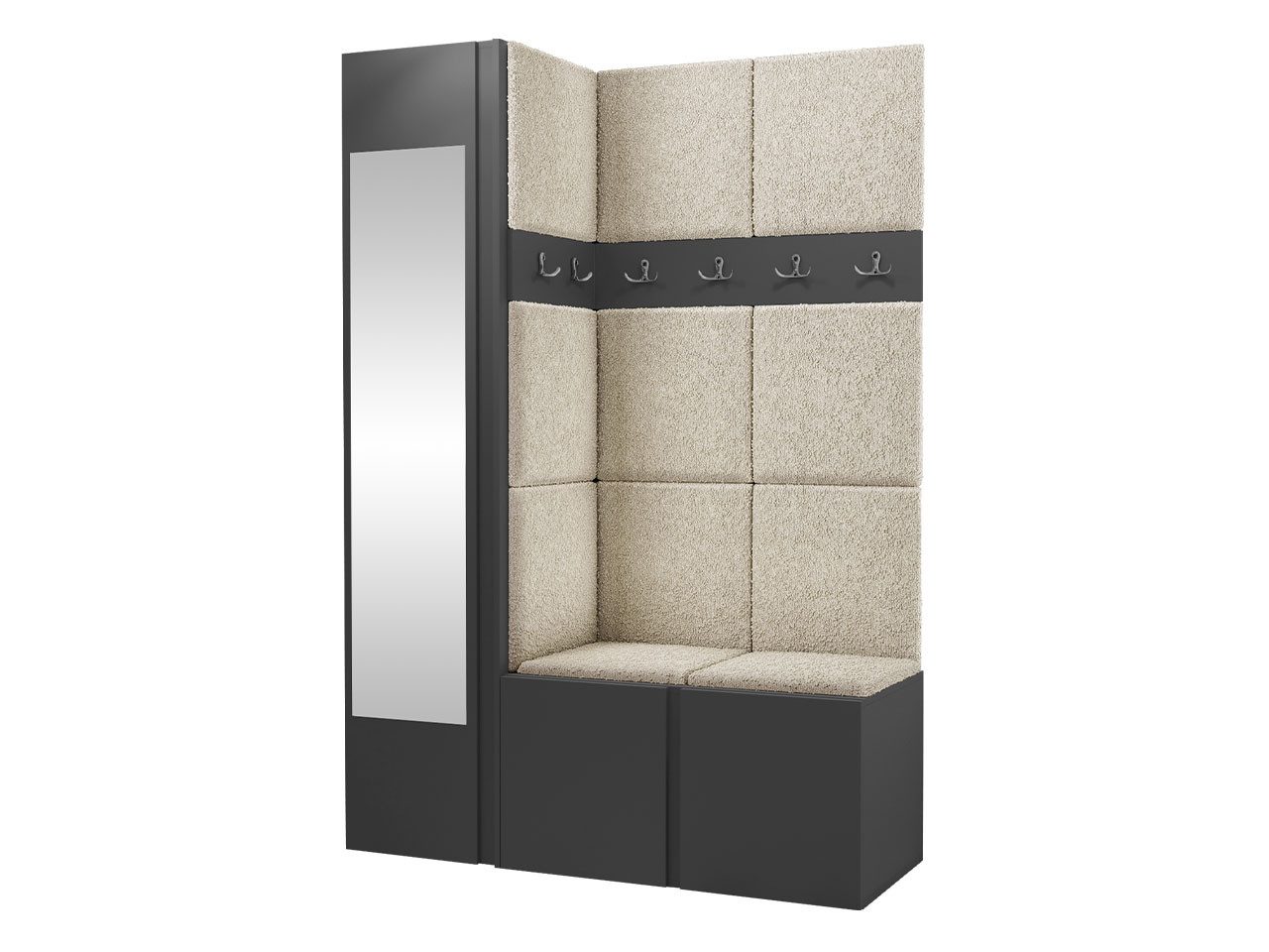 MIRJAN24 Garderoben-Set Orion X, (Komplett-Set, Schuhschrank, günstig online kaufen