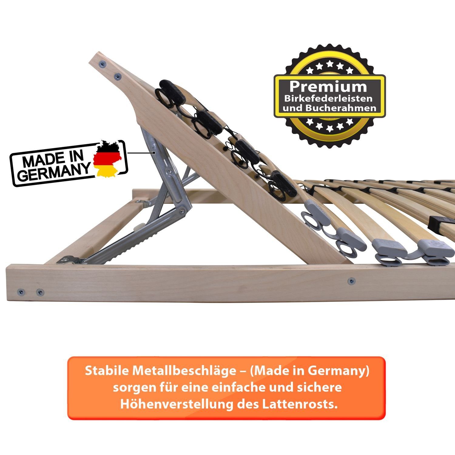 Lattenrost, Coemo, Kopfteil motorisch verstellbar, Fußteil günstig online kaufen