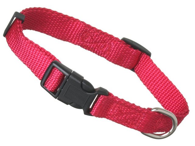 scarlet products Hunde-Halsband, Hundehalsband „Universal“ mit Klickverschluss und Längenverstellung, diverse Farben und Größen, robustes Nylon von scarlet pet