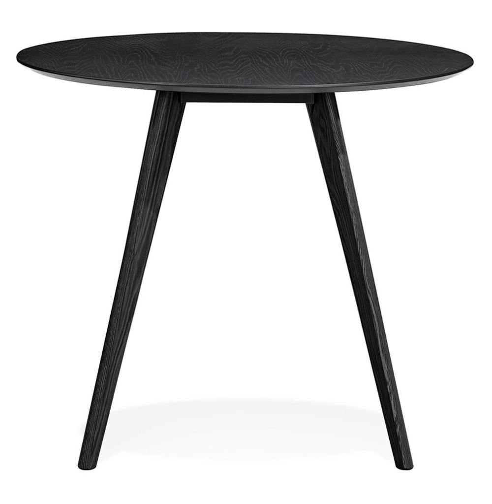 KADIMA DESIGN (black) Holz Bartisch PROMETHEUS Schwarz Gastrotisch