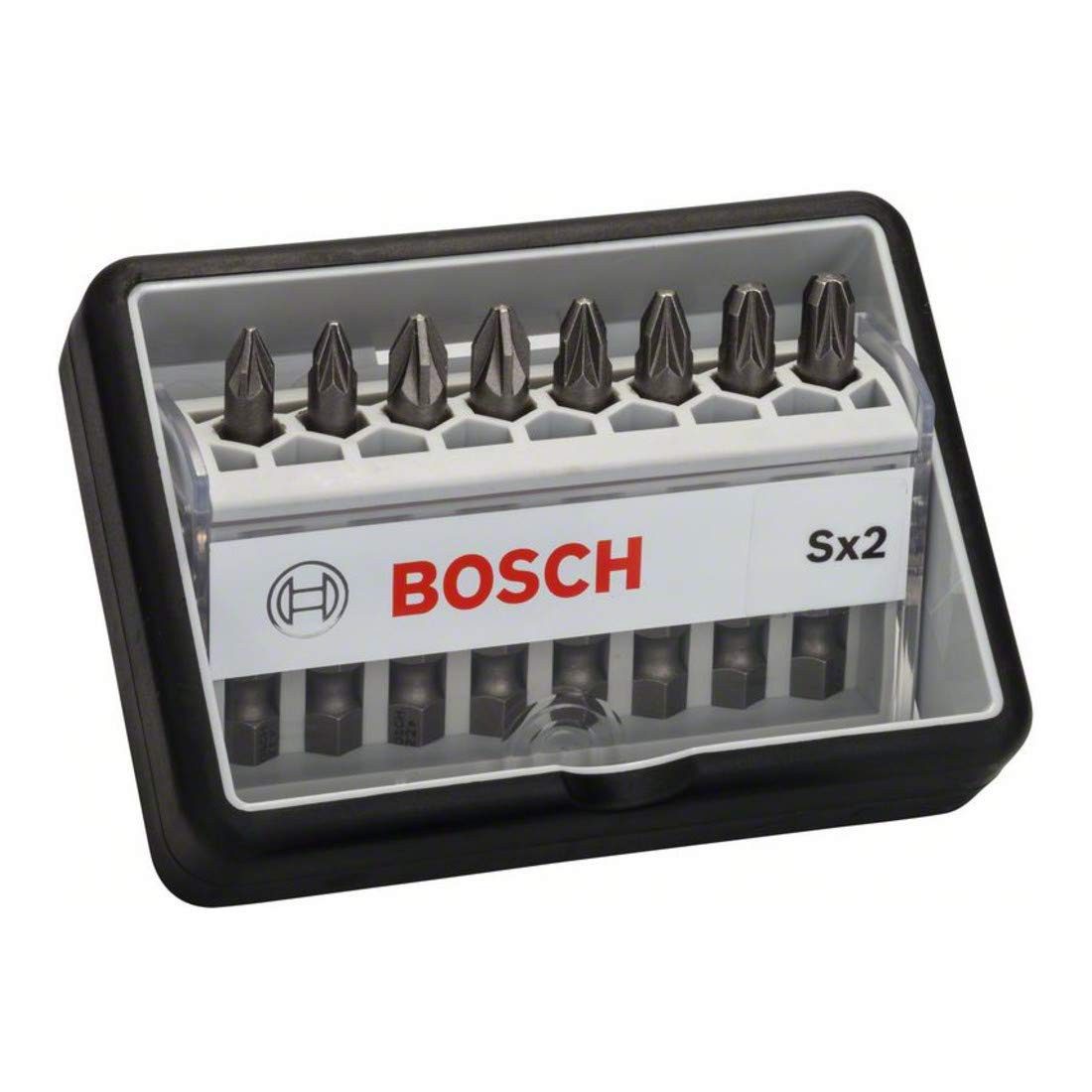 Bosch Professional Bit-Set Bosch Schrauberbit-Set Robust Line Sx Extra-Hart 8-teilig 49 mm PZ