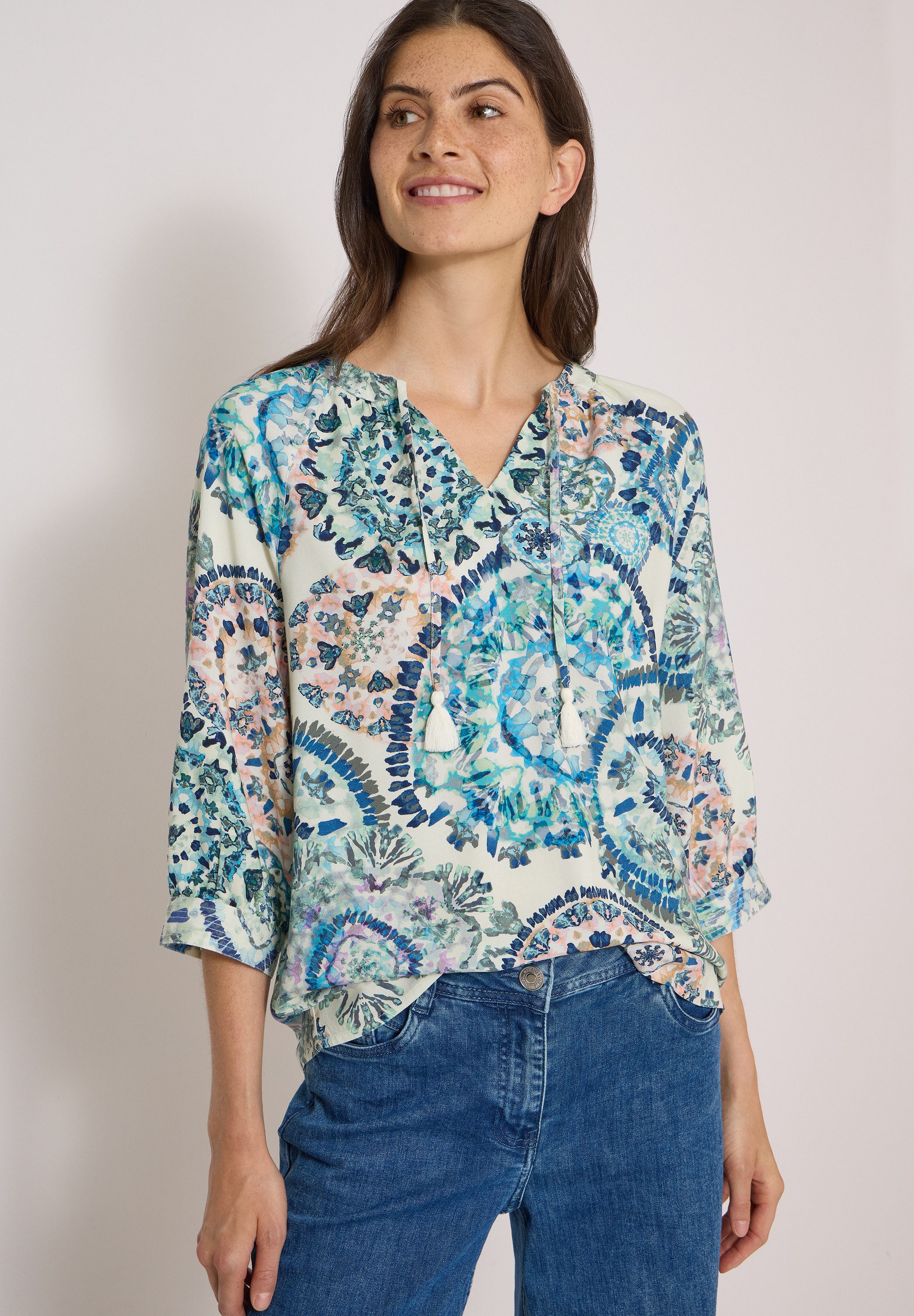 CECIL Shirtbluse mit 3/4 Ärmeln