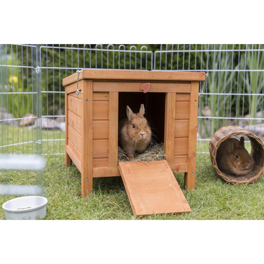 TRIXIE Kleintierstall Kleintierhaus - braun - 42 × 43 × 51 cm