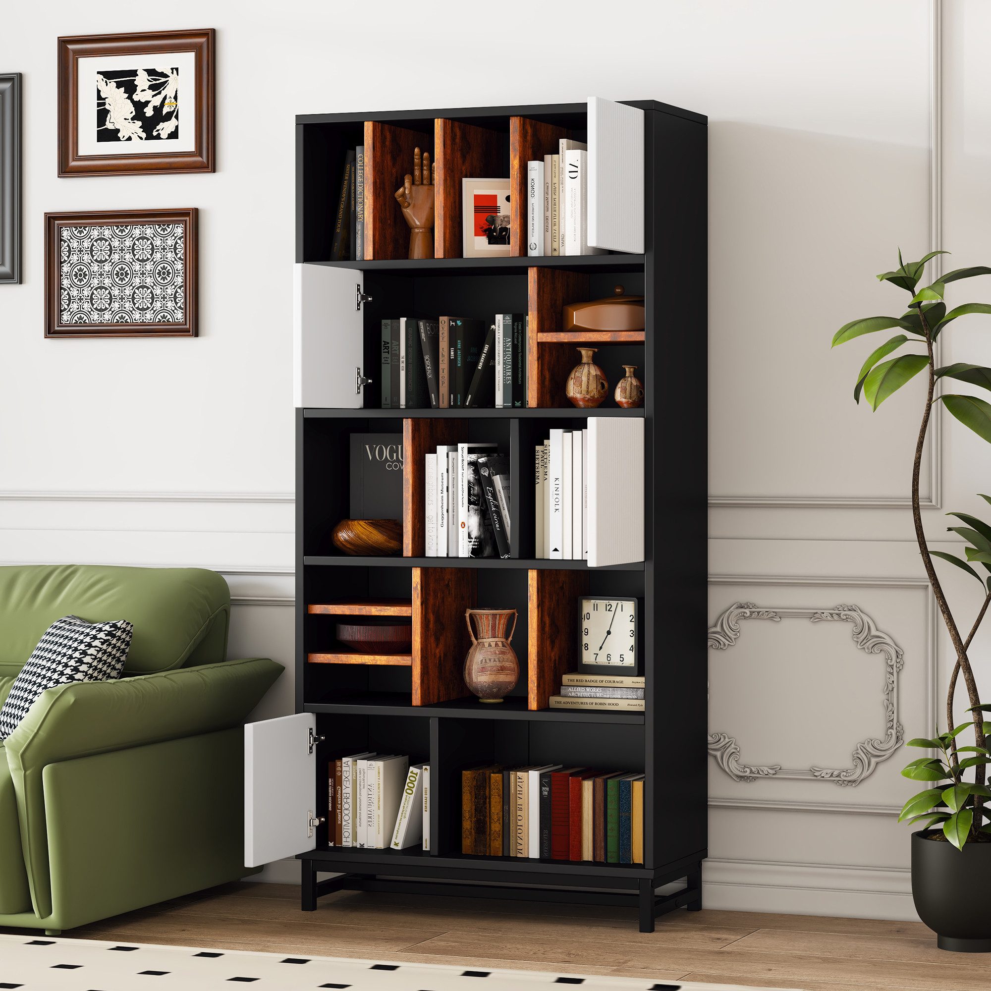 Flieks Bücherregal, 1-tlg., Standregal mit 5 günstig online kaufen