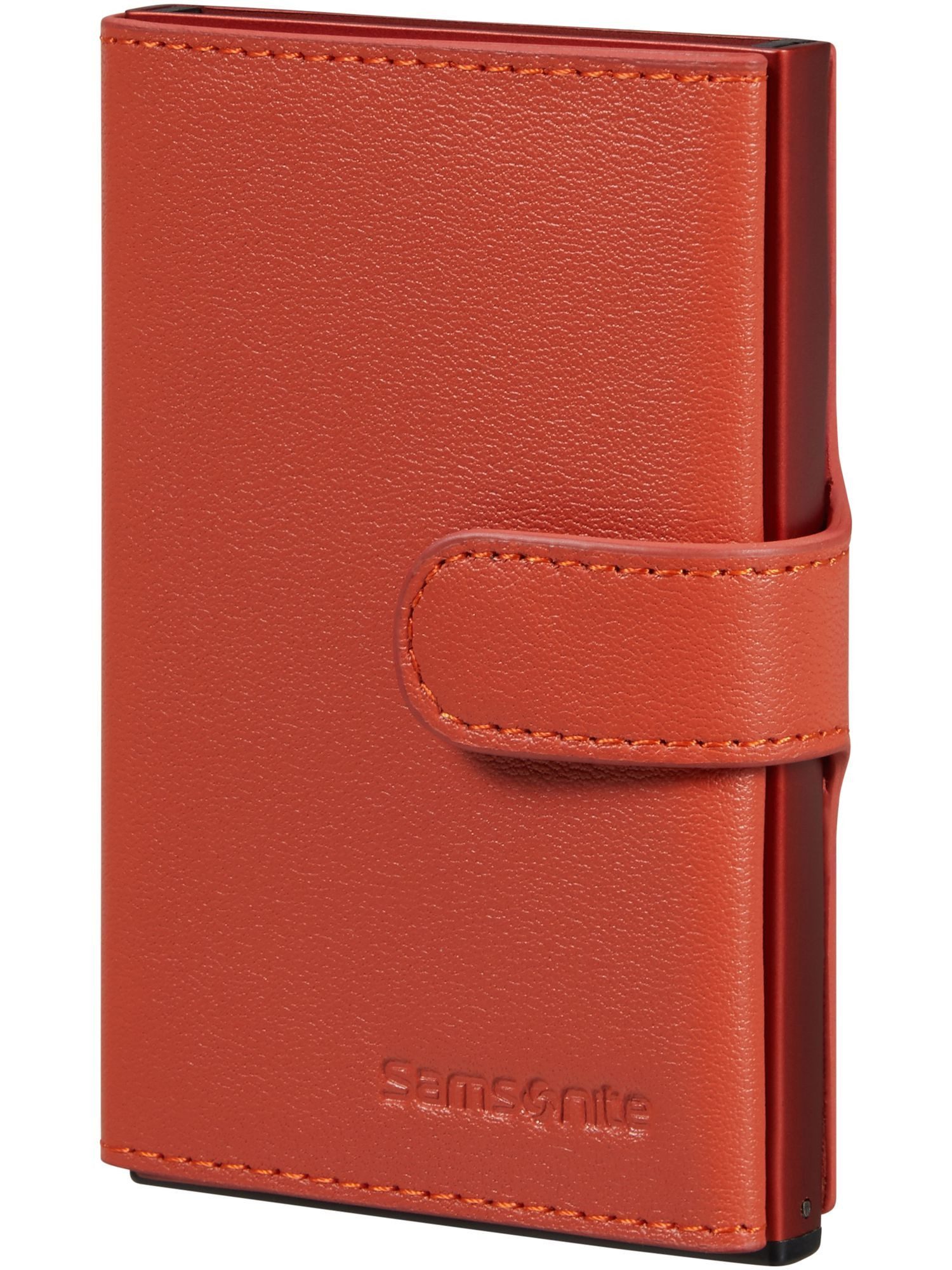 Samsonite Koffer 133890-1641, Samsonite Herren Kreditkartenetui Alu Fit Slide-Up Wallet Orange