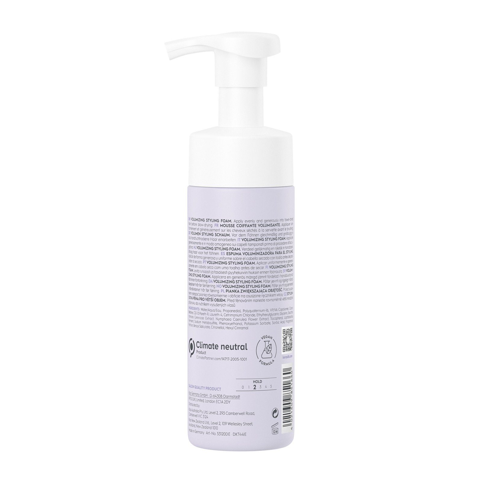 Kerasilk Haarschaum Volumen Styling Schaum 150 ml, 1-tlg., vegan