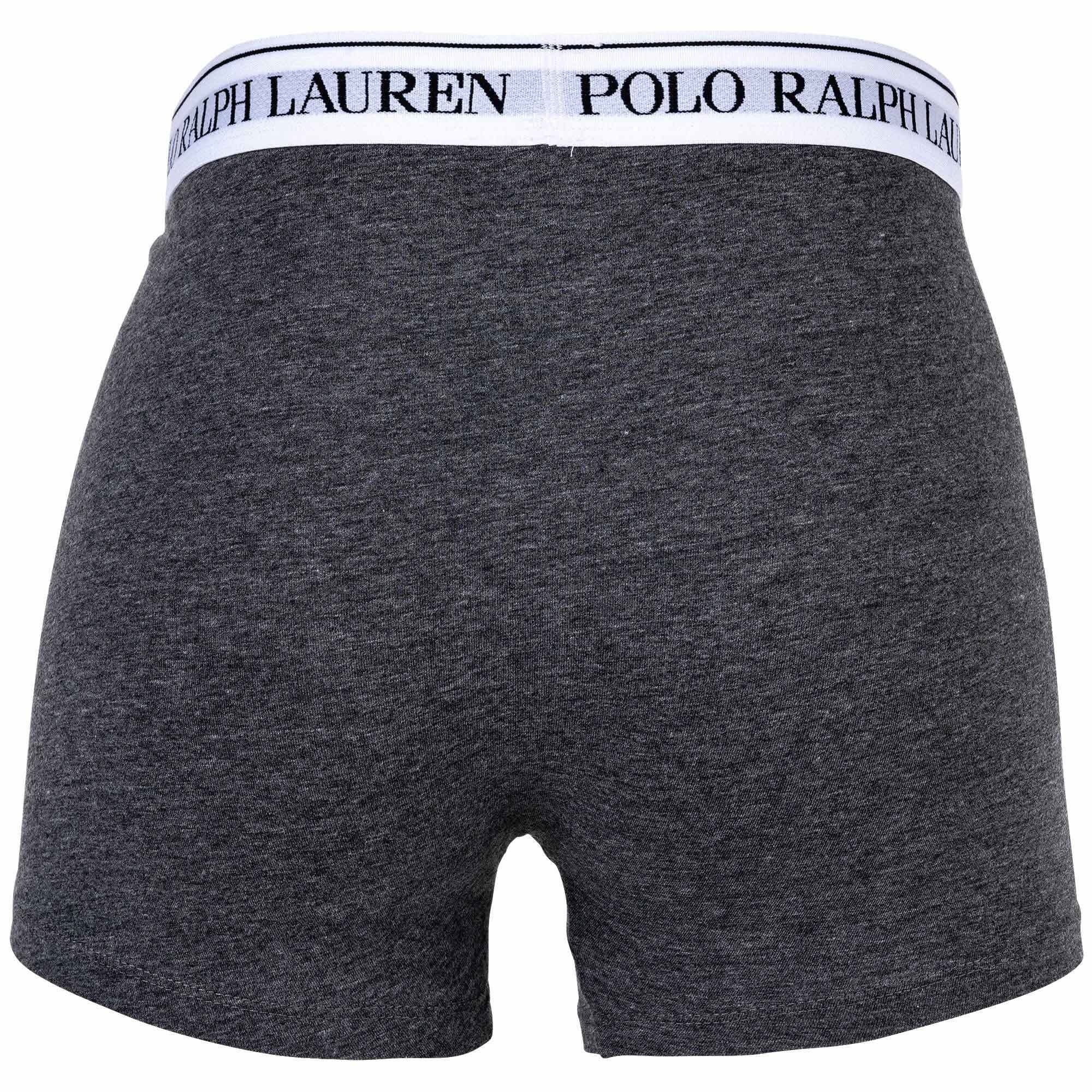 5er - Pack Schwarz/Grau/Weiß TRUNK-5 Herren Boxer CLSSIC Shorts, Ralph Lauren Polo Boxer