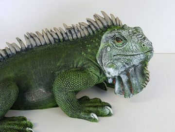 AFG Tierfigur Leguan Echse Gartenfigur Dekofigur aus Kunstharz groß L: 98 cm (11104)