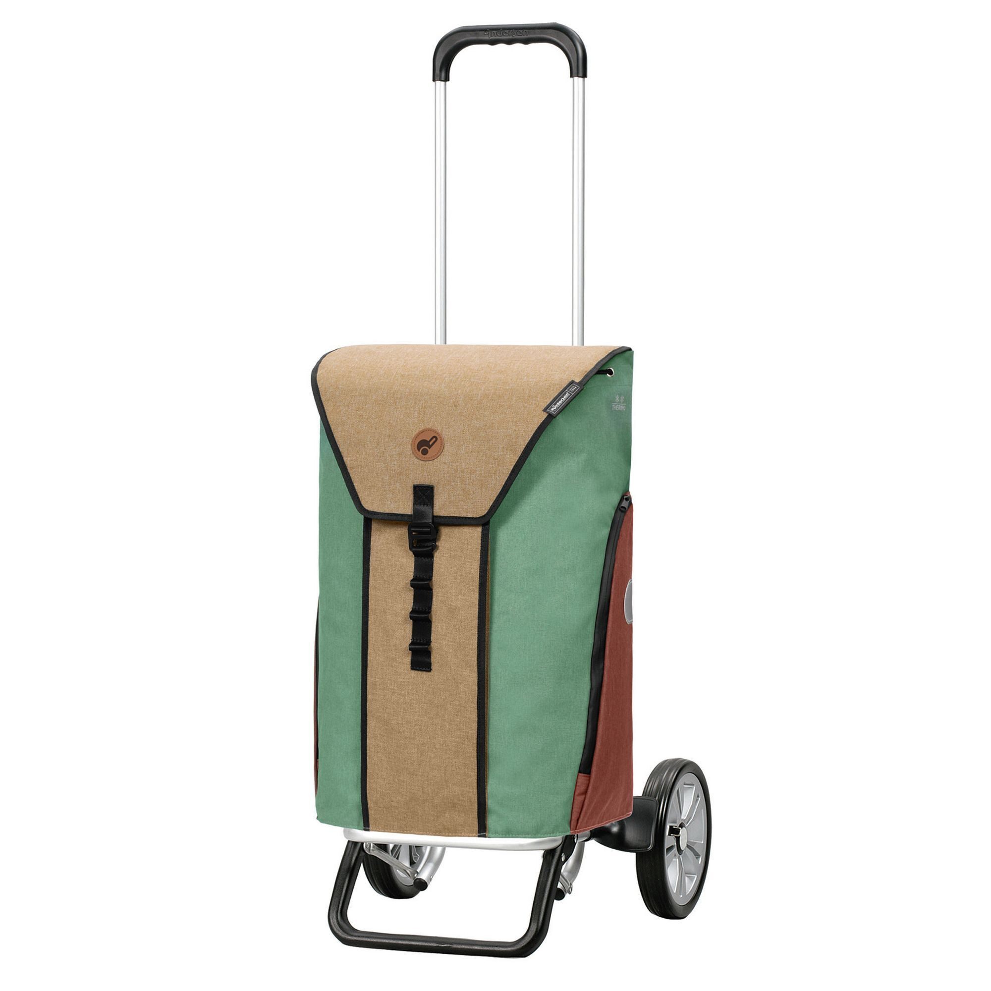 Andersen Einkaufstrolley Alu Star Shopper, 50 l, Kühltasche/-fach, Reflektoren