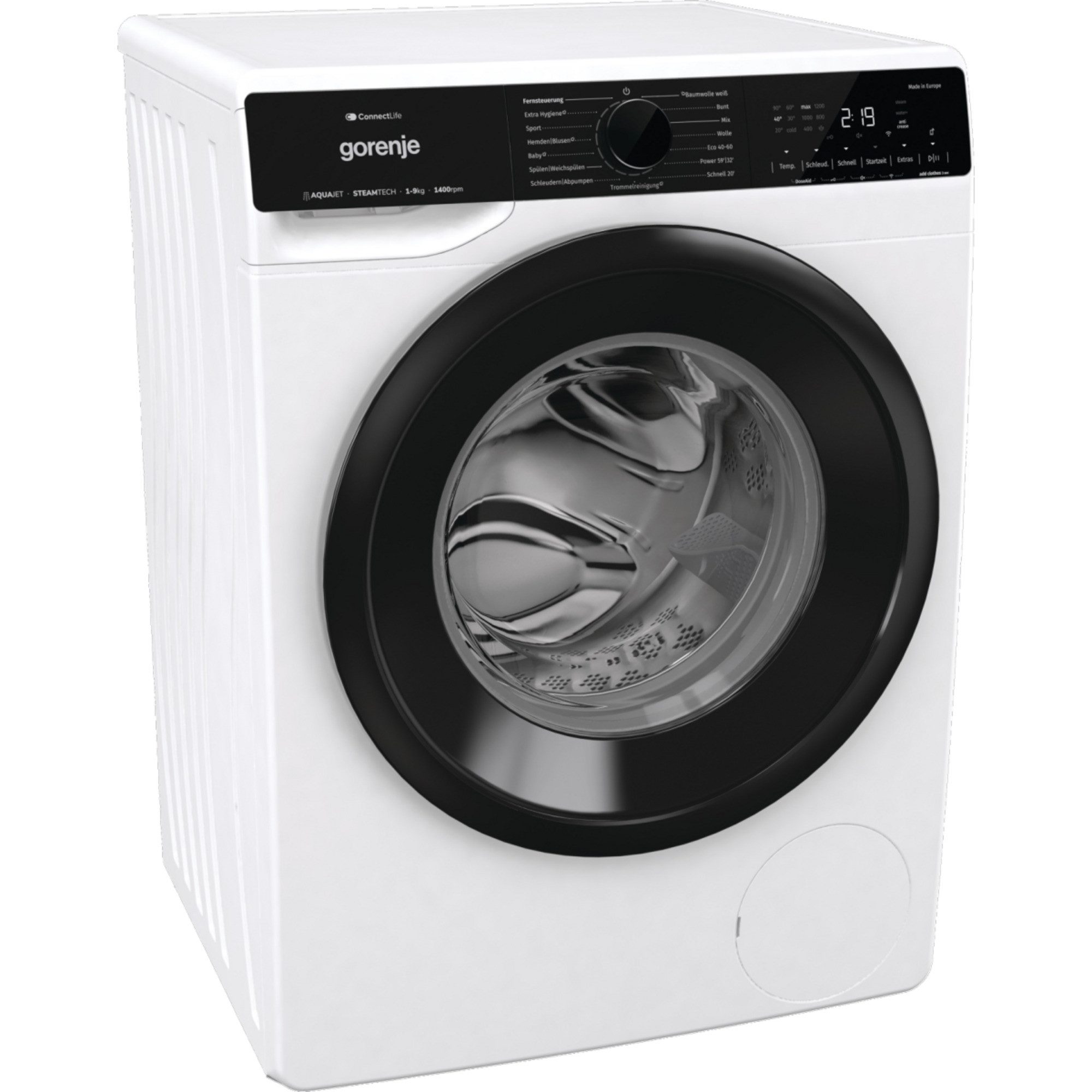 GORENJE Waschmaschine WPNA94A1TS, 9 kg, 1400 U/min