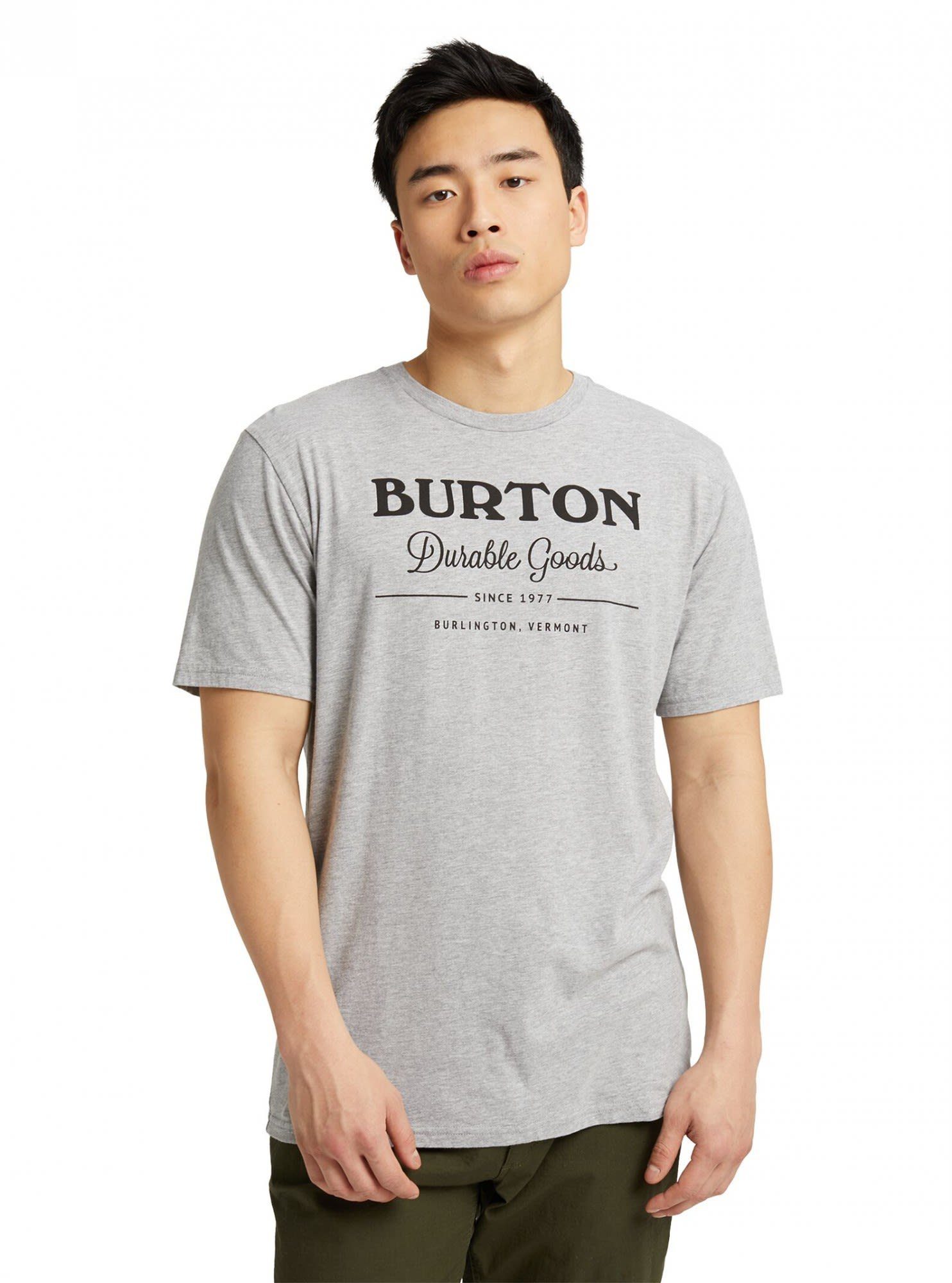 Shortsleeve Durable Gray Goods M Mb Burton T-Shirt T-shirt Burton Heather