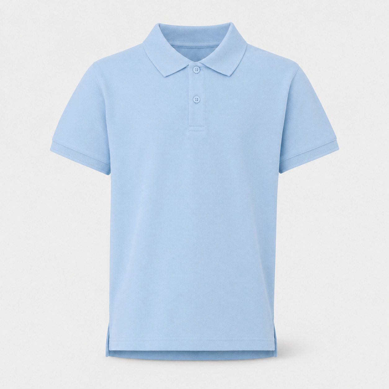 Sitztgut Poloshirt Kinder Polo-Shirt aus Bio-Baumwolle (1-tlg) Seitenschlitze, verlängertes Rückenteil und Transfer-Necklabel
