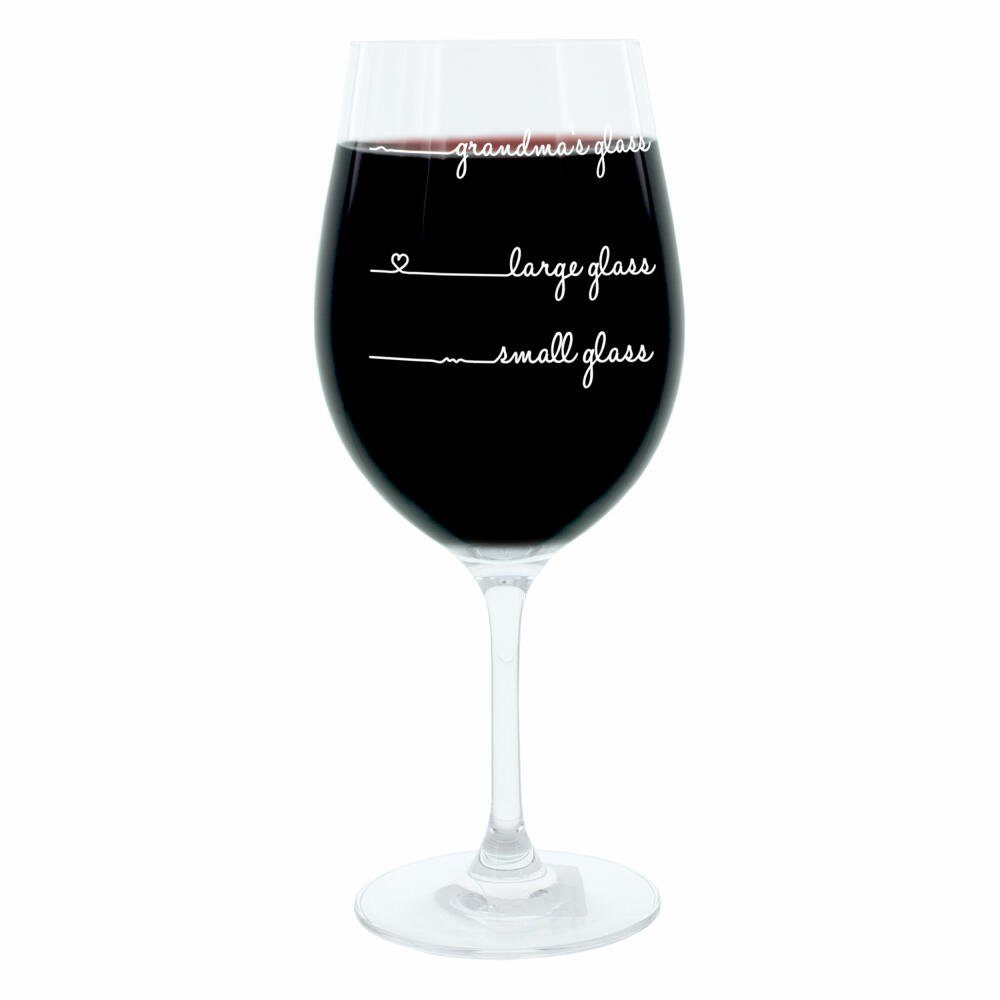 LEONARDO Weinglas XL Grandmas Glass Handwriting, Glas, lasergraviert