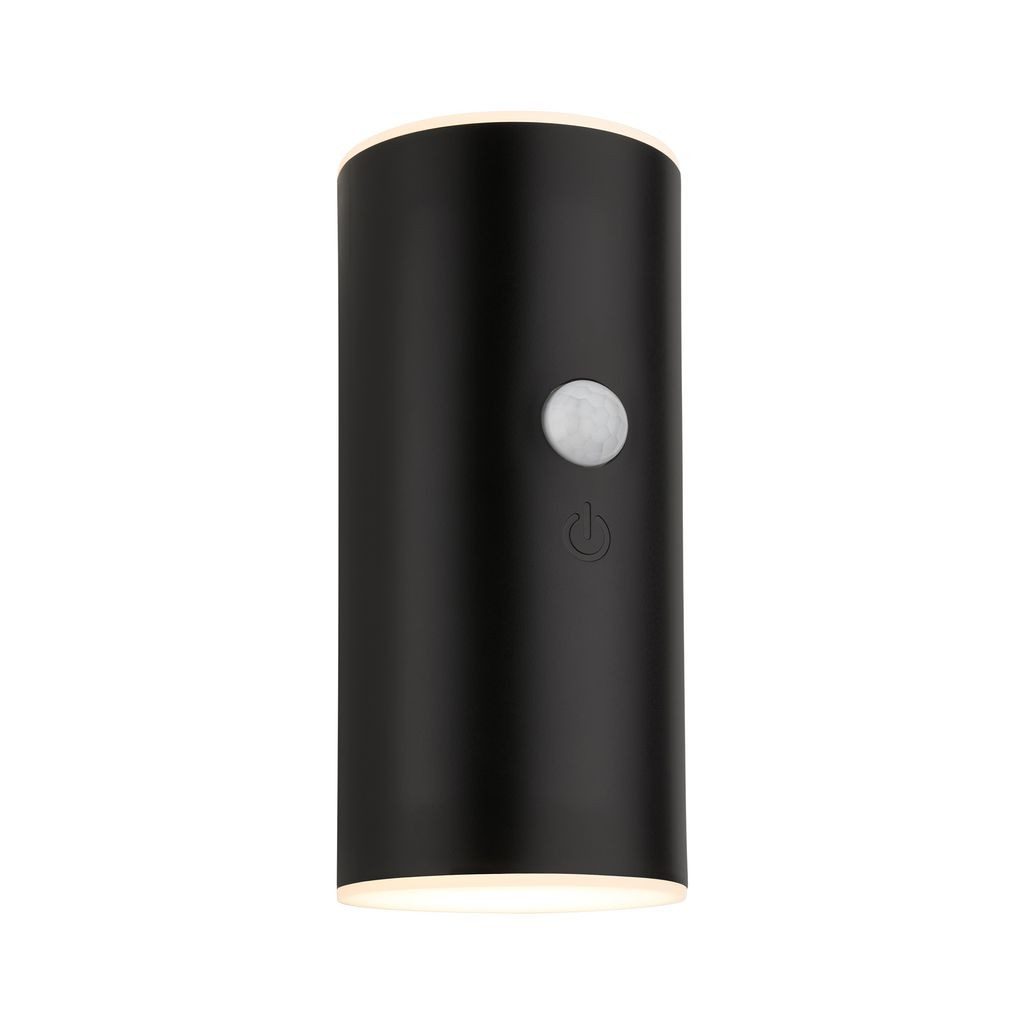 Briloner Leuchten Wandleuchte LED Wandlampe kabellos Akku USB-C Bewegungsmelder, LED wechselbar, 3000K - Warmweiß, 7x8,5x15,5 cm, Akku tauschbar, Indoor/Outdoor, Balkon
