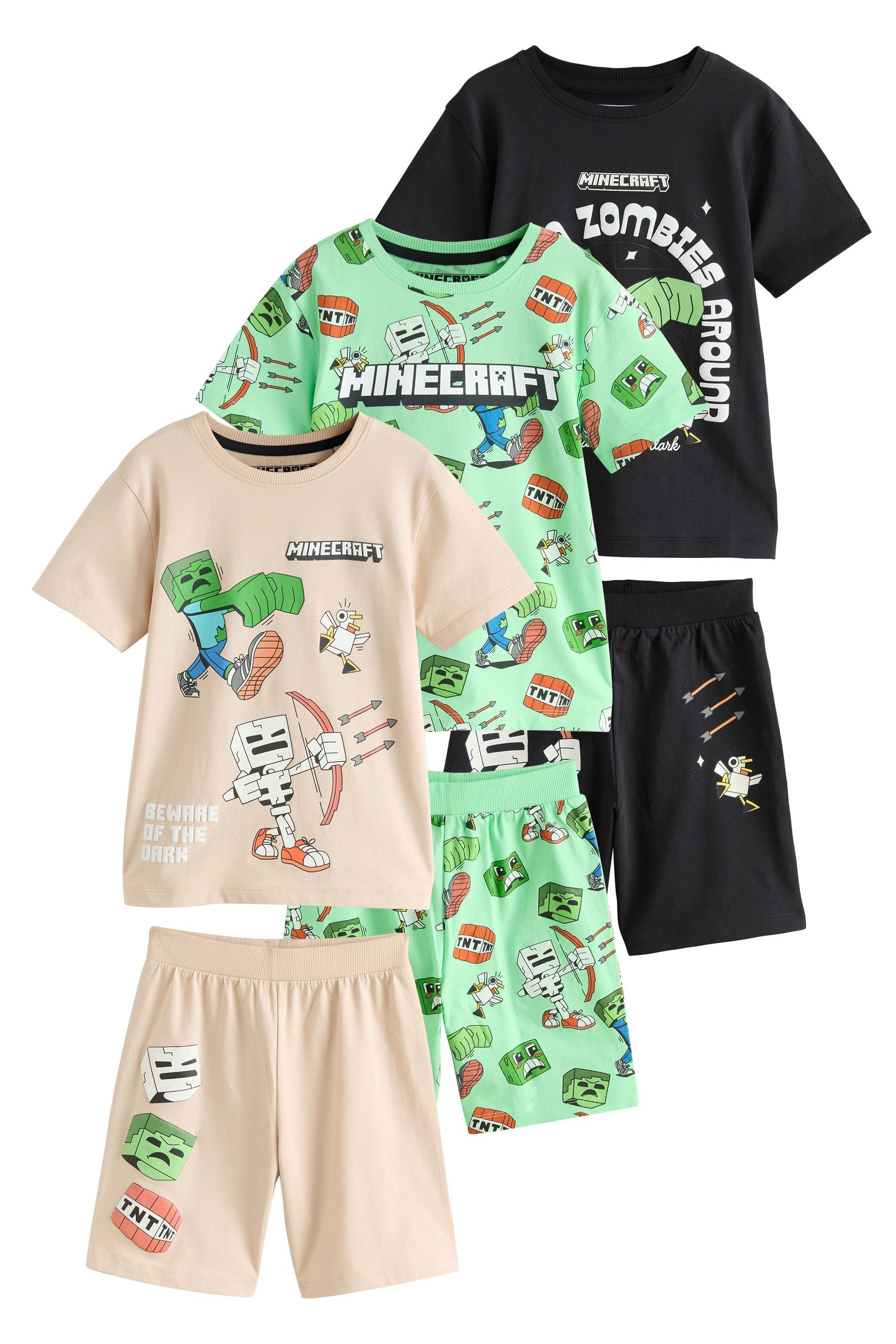 Next Pyjama Lizensierte Minecraft kurze Schlafanzüge, günstig online kaufen
