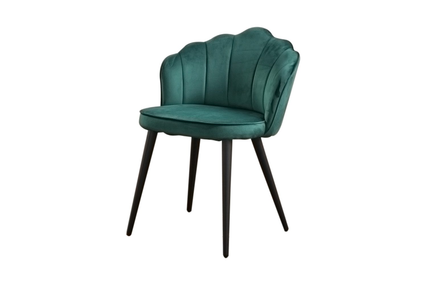 KAWOLA Esszimmerstuhl SALLY, Stuhl Velvet, Fuß schwarz oder gold, verschiedene Farben