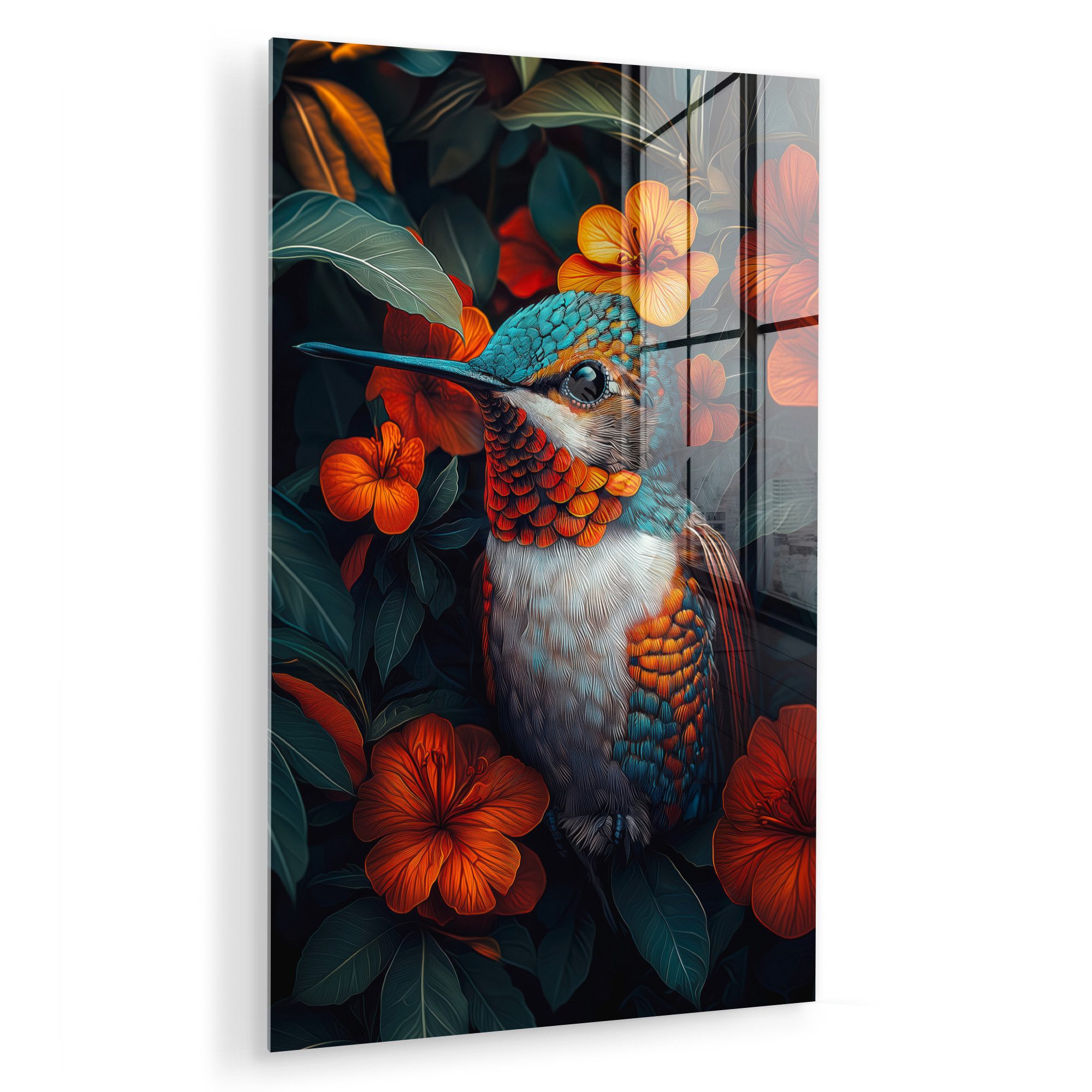 MuchoWow Acrylglasbild Kolibri - Vogel - günstig online kaufen