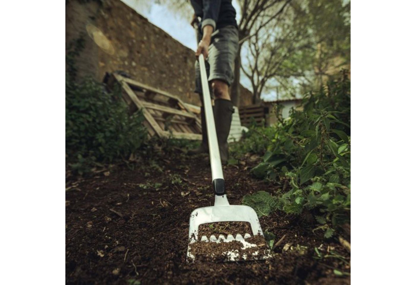 Thumbnail - Fiskars Gartenrechen Fiskars Xact Jätschuffel, Kultivator, (12,5cm)