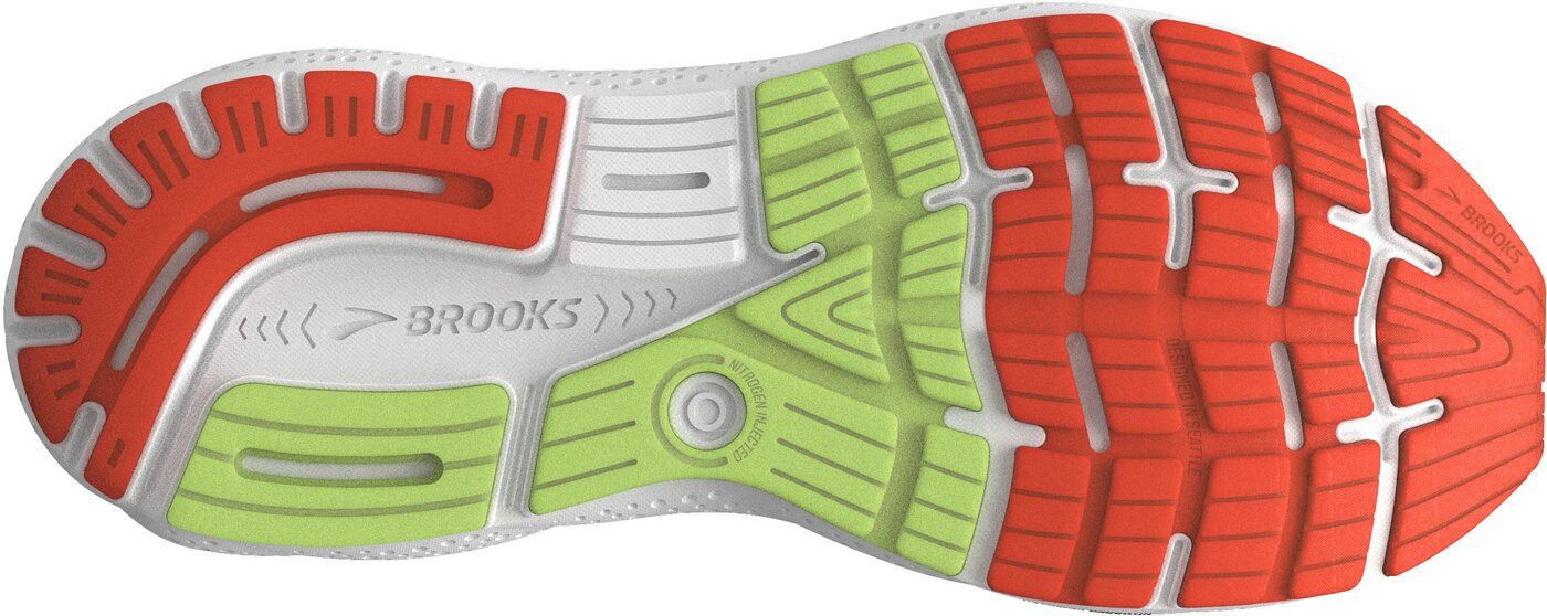 Brooks Ghost 16 Herrenlaufschuh schmaler Leisten Black/Ebony/Yucca Laufschuh