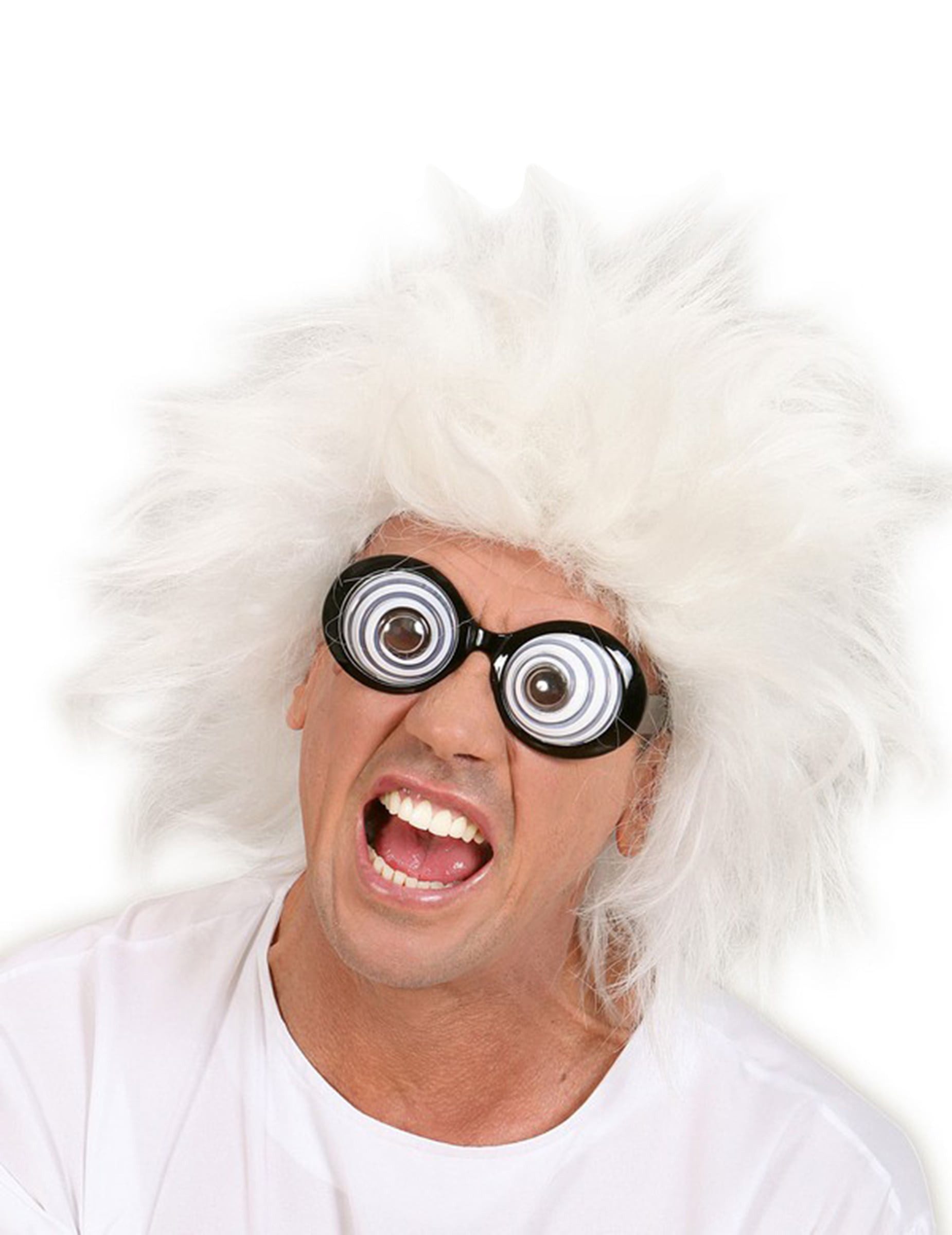 Widmann S.r.l. Kostüm Brille Funbrille Irrer Blick schwarz