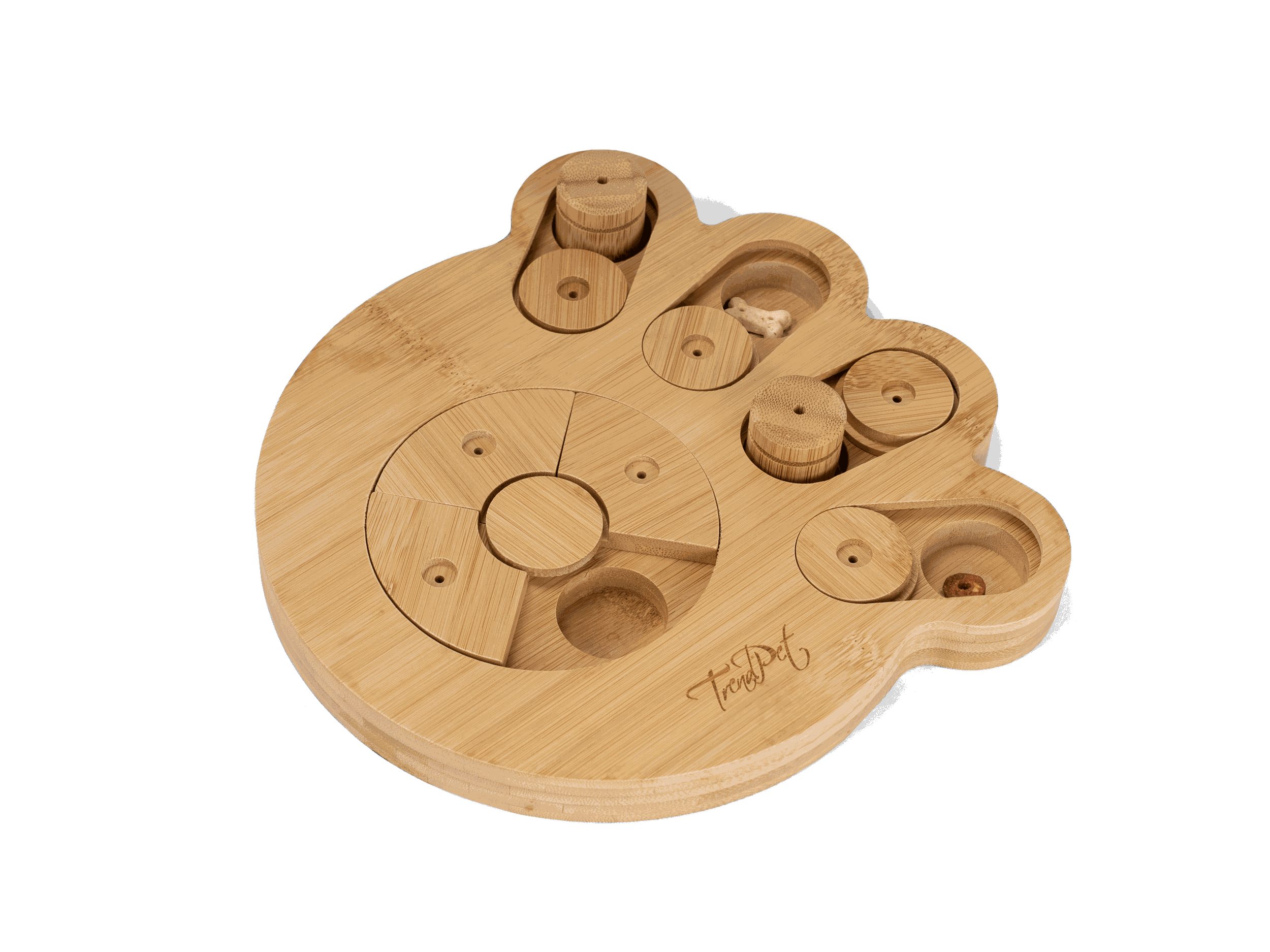 TrendPet Tier-Intelligenzspielzeug Intelli - Intelligenzspielzeug aus Bambus, in Tatzenform