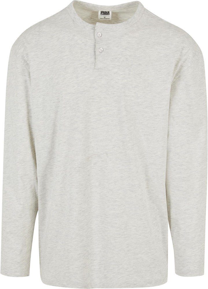 Longsleeve Organic Oversized Henley Longsleeve Herren Langarmshirt